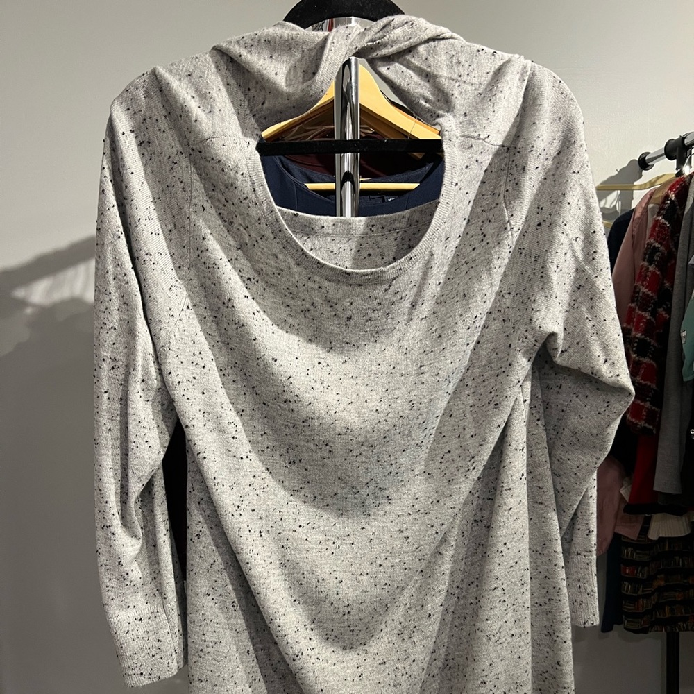 Reduced! LOFT open back sweater dress (xxlp)